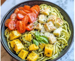 Zucchini Noodle Pesto Bowl Article Category Image