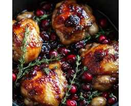Sweet and Savory Cranberry Glazed Chicken Article Category Image