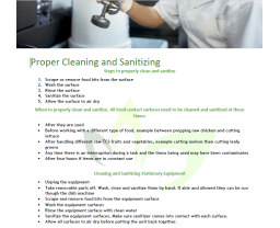 Proper Cleaning and Sanitizing Article Category Image