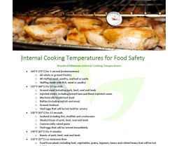 Internal Cooking Temperatures for Food Safety Article Category Image