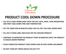 Product Cool Down Procedure Sign Version 2 Article Category Image